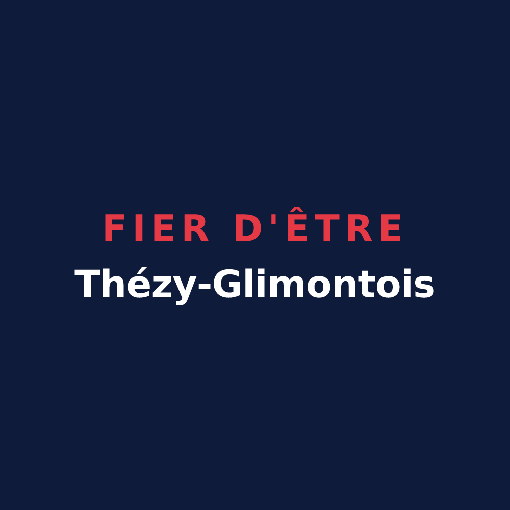 T-shirt « Fier d'être Thézy-Glimontois » — design pour Thézy-Glimont