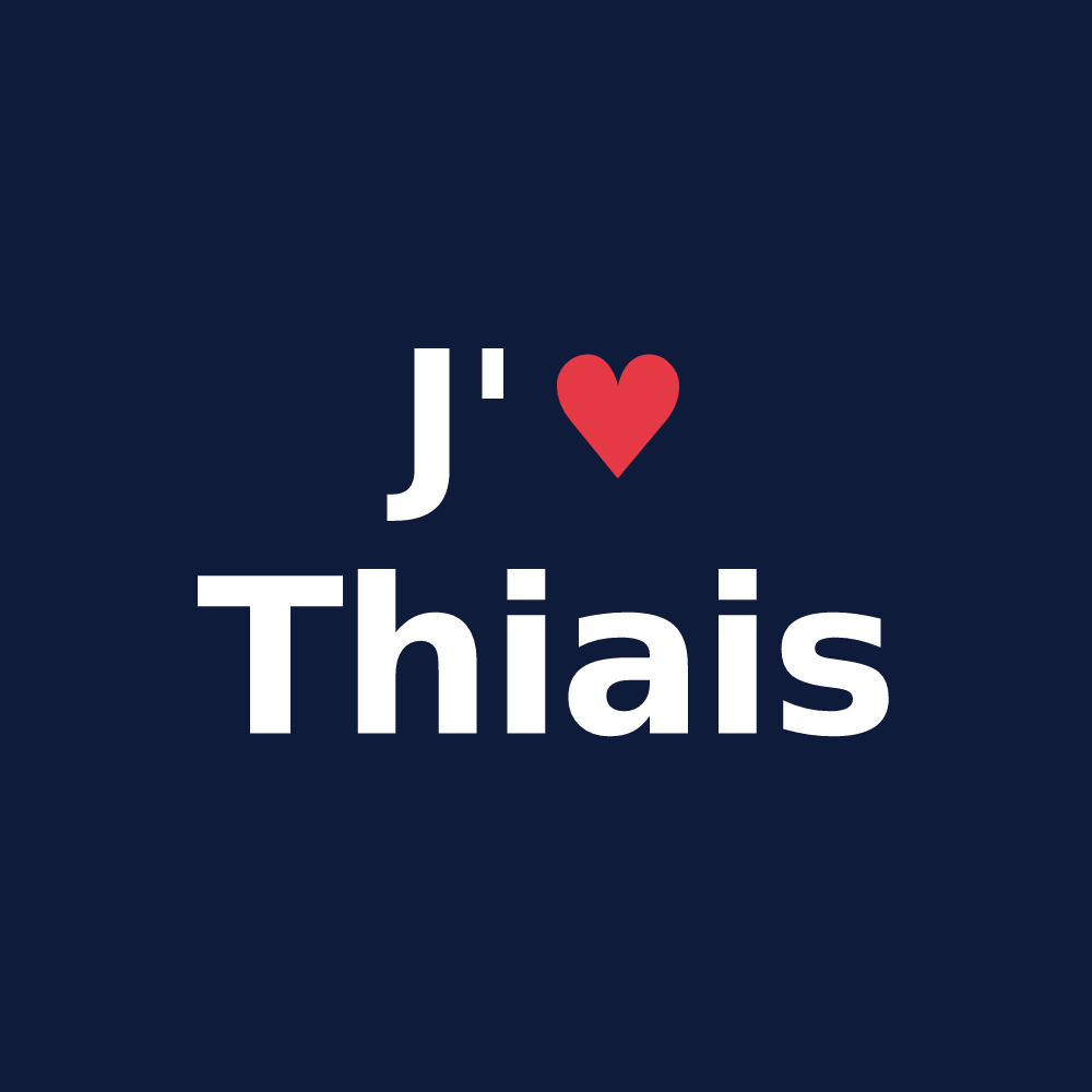 T-shirt personnalisé Thiais — design J'aime Thiais