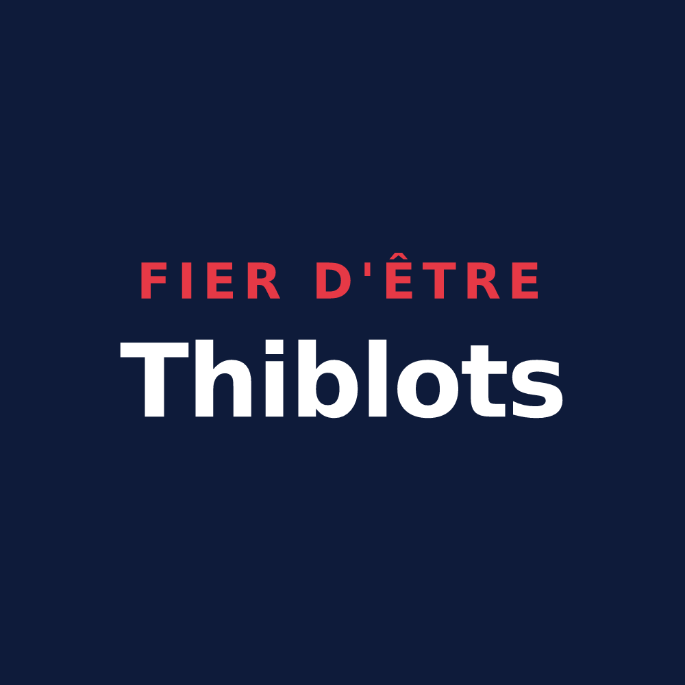 T-shirt « Fier d'être Thiblots » — design pour Thibie