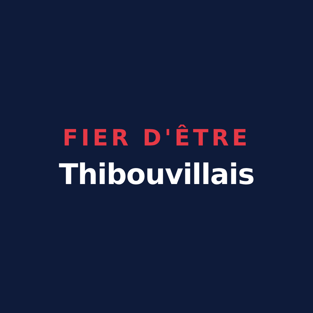 T-shirt « Fier d'être Thibouvillais » — design pour Thibouville