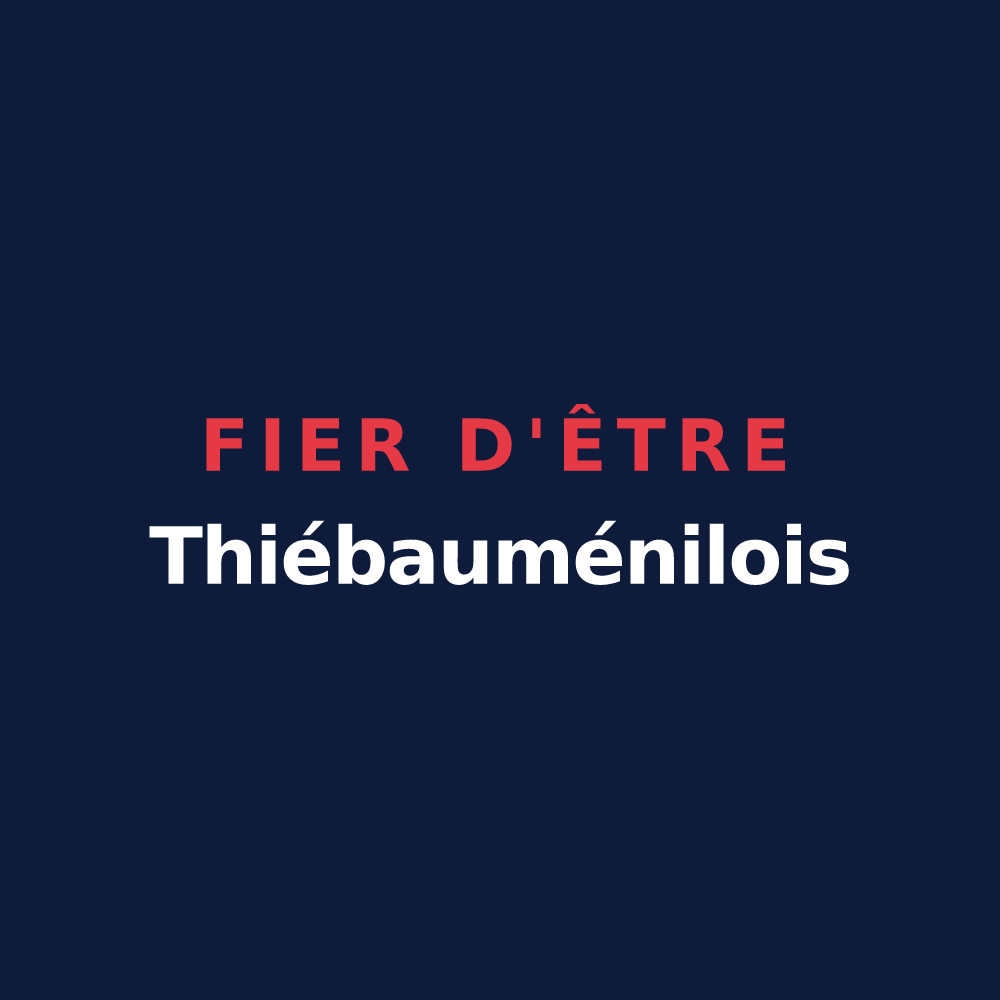 T-shirt « Fier d'être Thiébauménilois » — design pour Thiébauménil