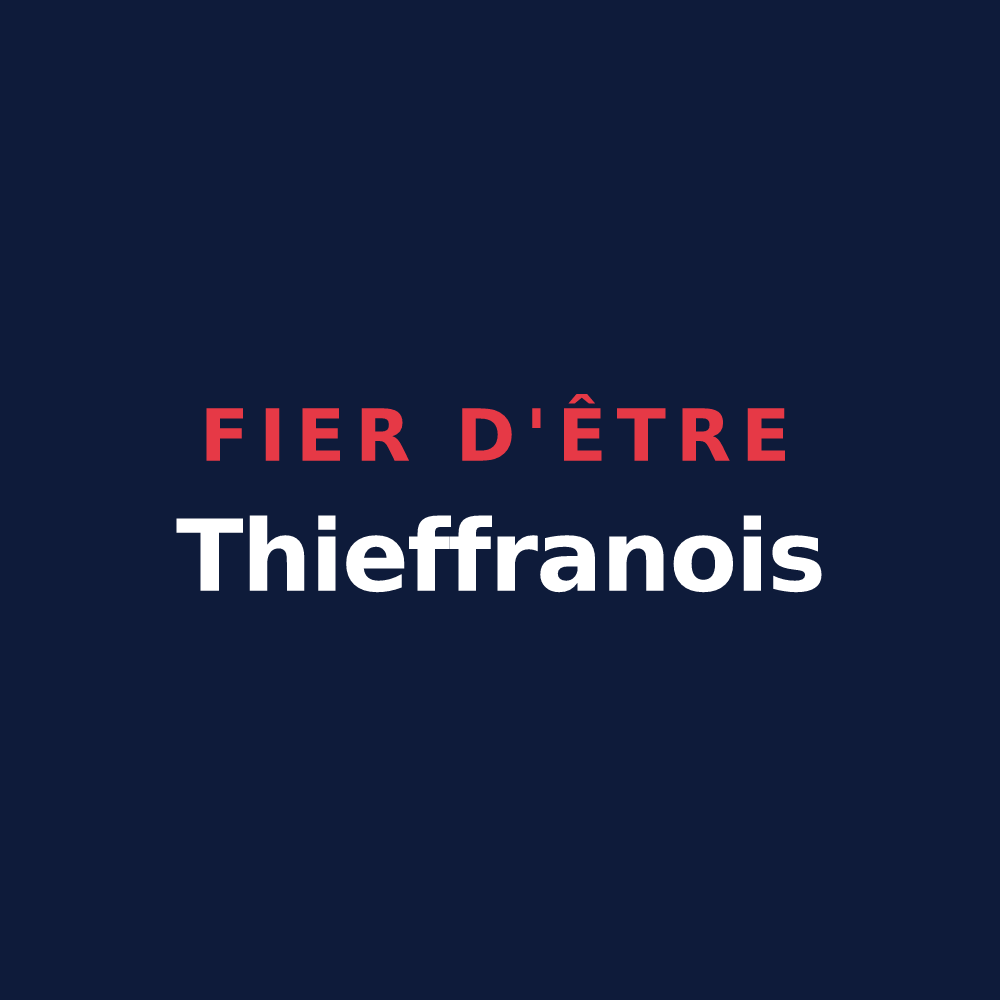 T-shirt « Fier d'être Thieffranois » — design pour Thieffrans