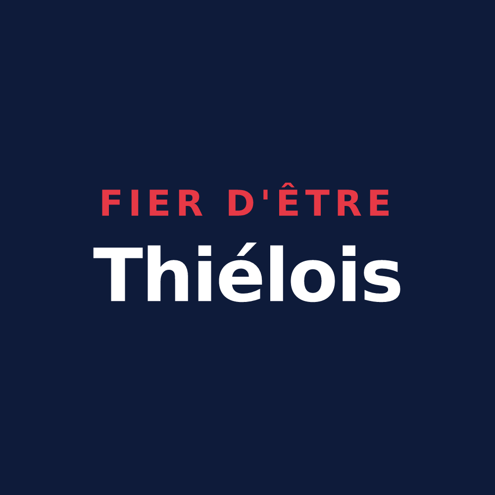 T-shirt « Fier d'être Thiélois » — design pour Thiel-sur-Acolin