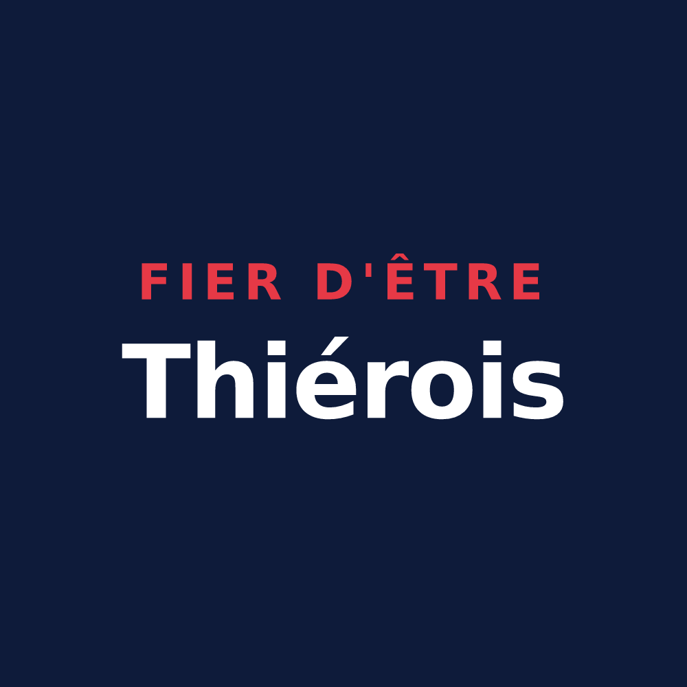 T-shirt « Fier d'être Thiérois » — design pour Thiéry