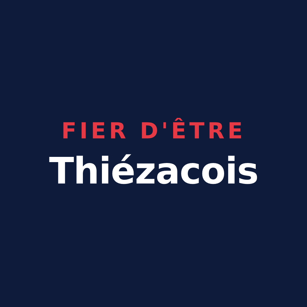 T-shirt « Fier d'être Thiézacois » — design pour Thiézac