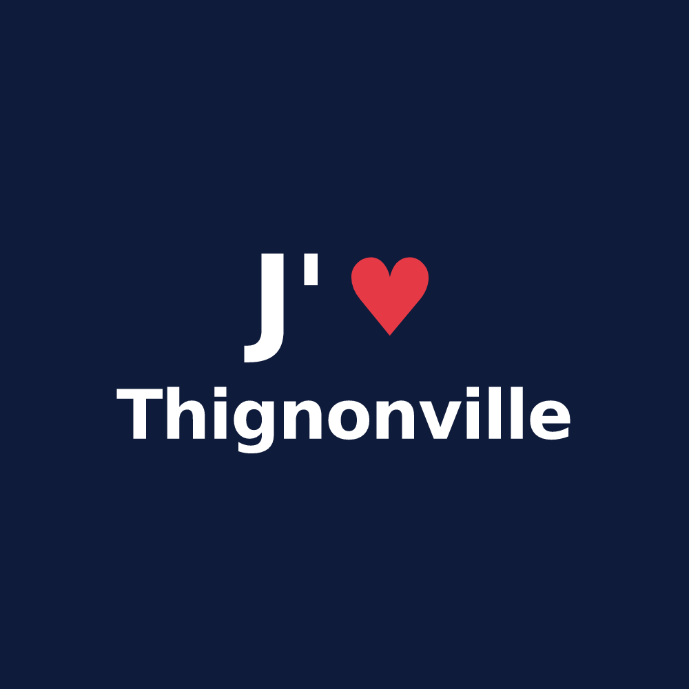 T-shirt personnalisé Thignonville — design J'aime Thignonville