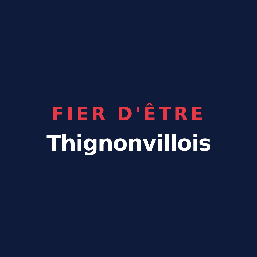 T-shirt « Fier d'être Thignonvillois » — design pour Thignonville