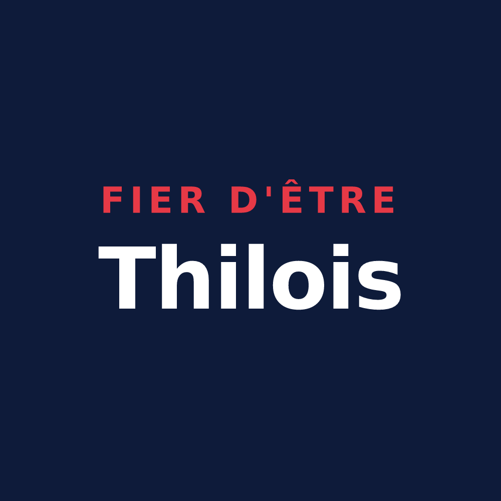 T-shirt « Fier d'être Thilois » — design pour Thil