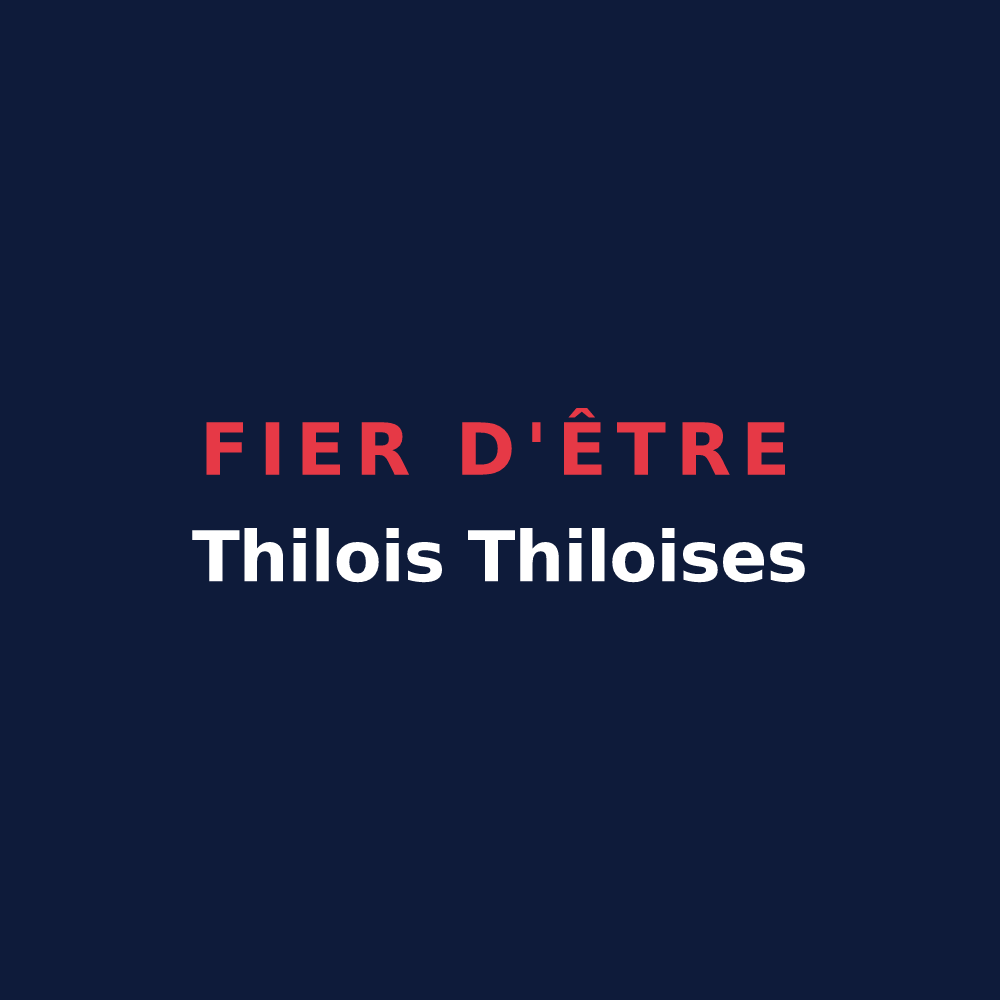T-shirt « Fier d'être Thilois Thiloises » — design pour Thil