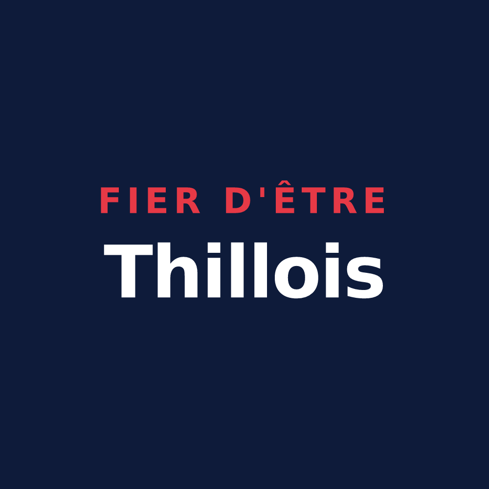 T-shirt « Fier d'être Thillois » — design pour Thil-sur-Arroux