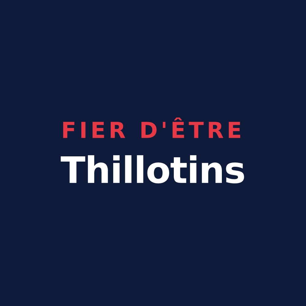 T-shirt « Fier d'être Thillotins » — design pour Thillot