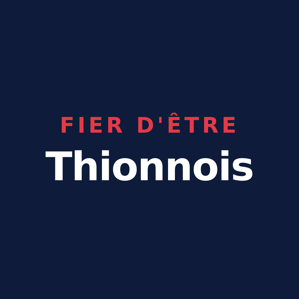 T-shirt « Fier d'être Thionnois » — design pour Thionne