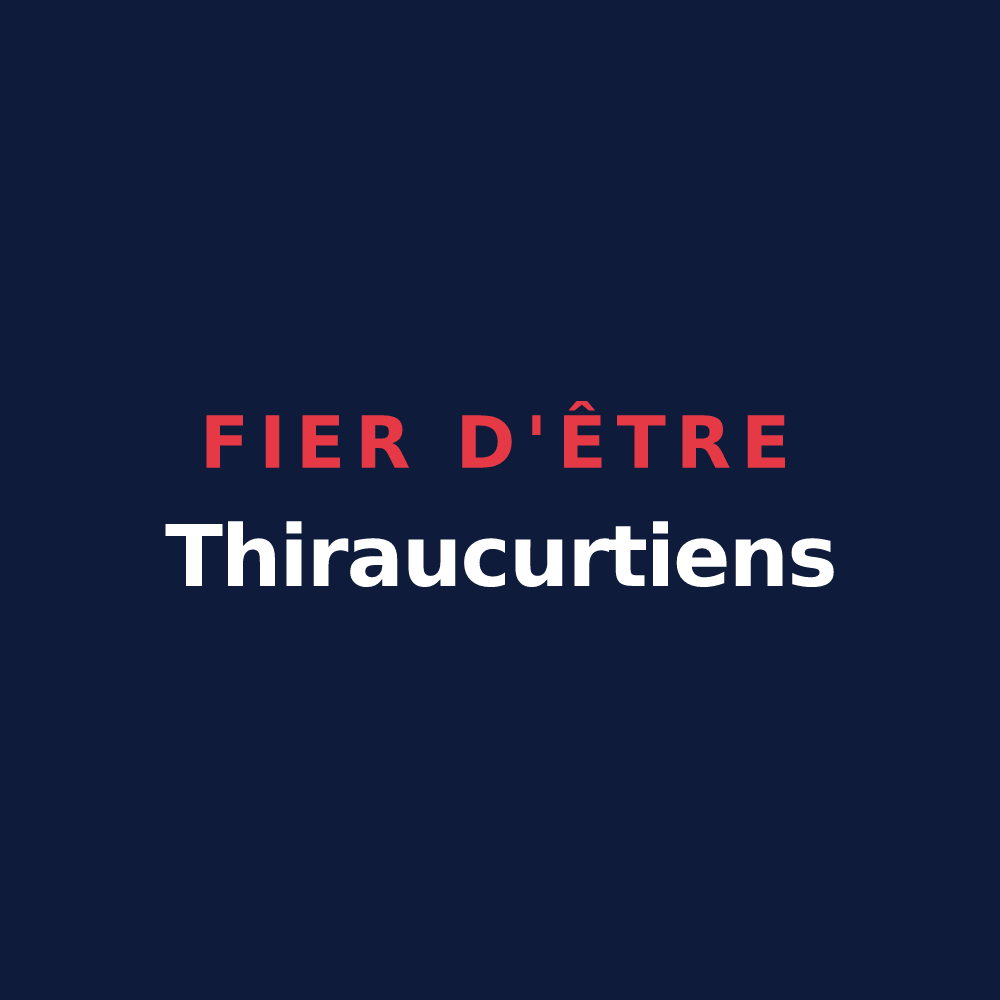 T-shirt « Fier d'être Thiraucurtiens » — design pour Thiraucourt