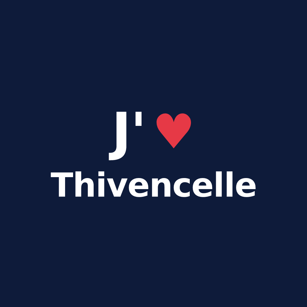 T-shirt personnalisé Thivencelle — design J'aime Thivencelle