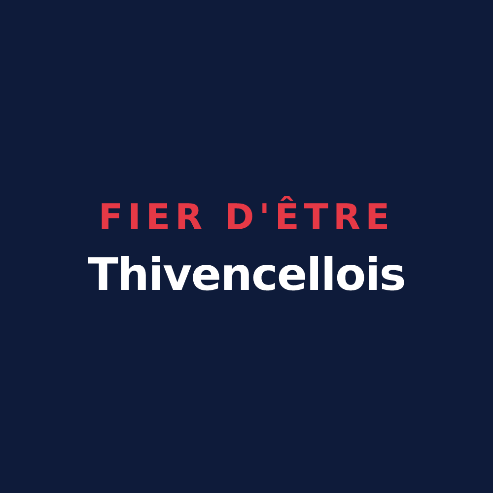 T-shirt « Fier d'être Thivencellois » — design pour Thivencelle