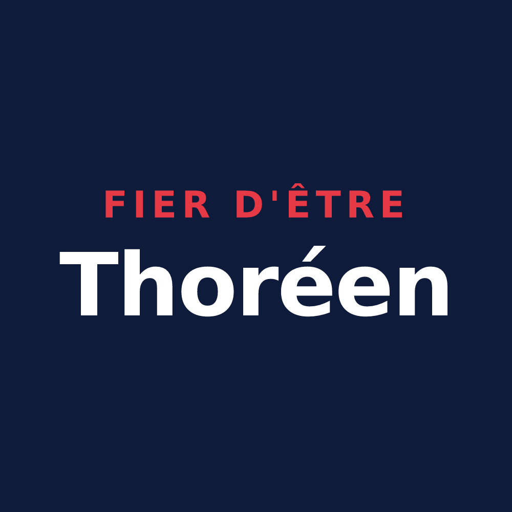 T-shirt « Fier d'être Thoréen » — design pour Thoiré-sous-Contensor