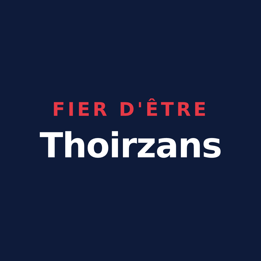 T-shirt « Fier d'être Thoirzans » — design pour Thoiry
