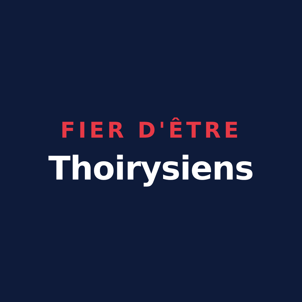 T-shirt « Fier d'être Thoirysiens » — design pour Thoiry