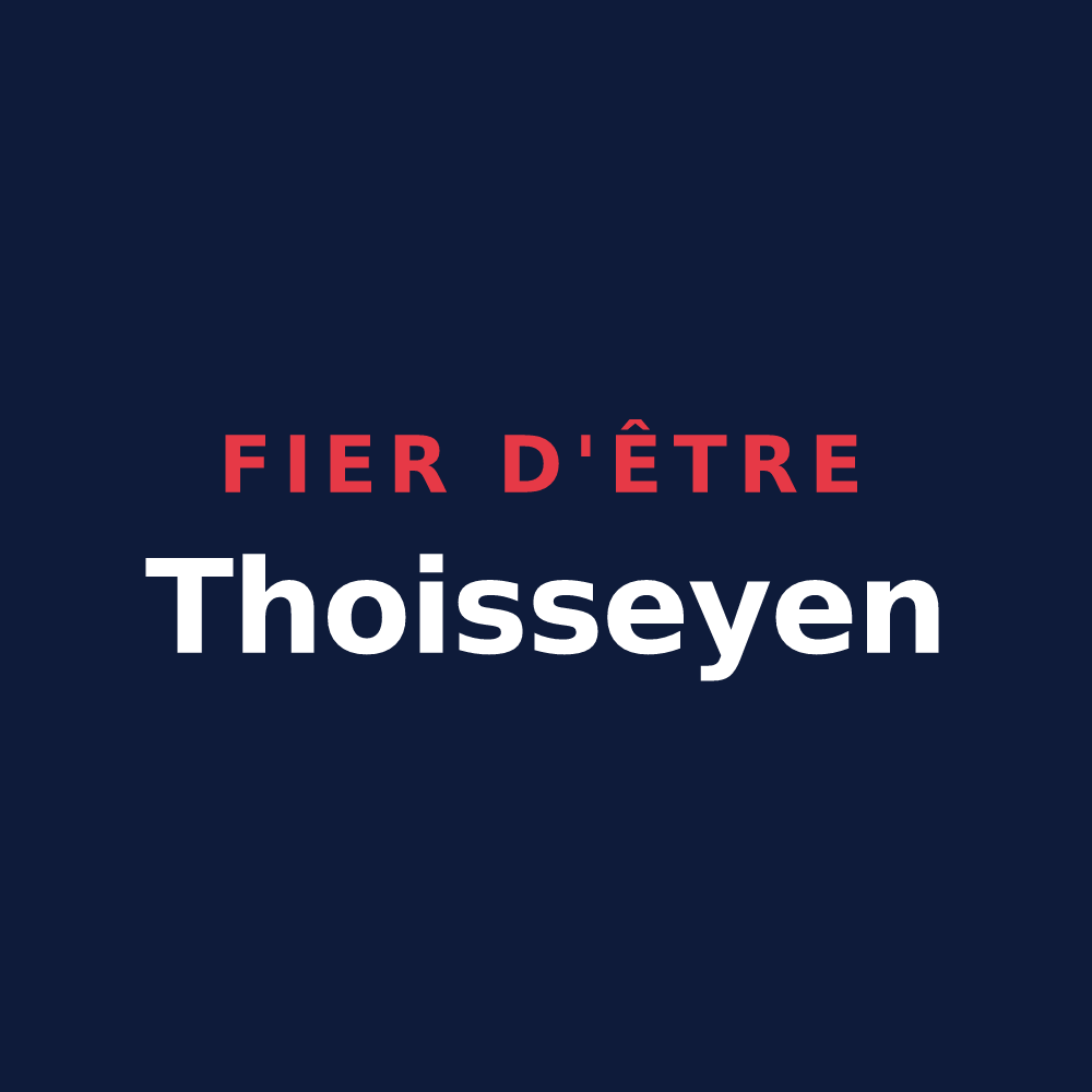 T-shirt « Fier d'être Thoisseyen » — design pour Thoissey