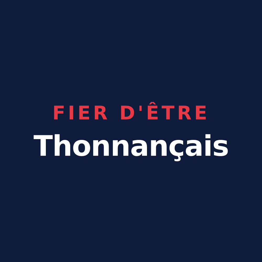 T-shirt « Fier d'être Thonnançais » — design pour Thonnance-les-Moulins