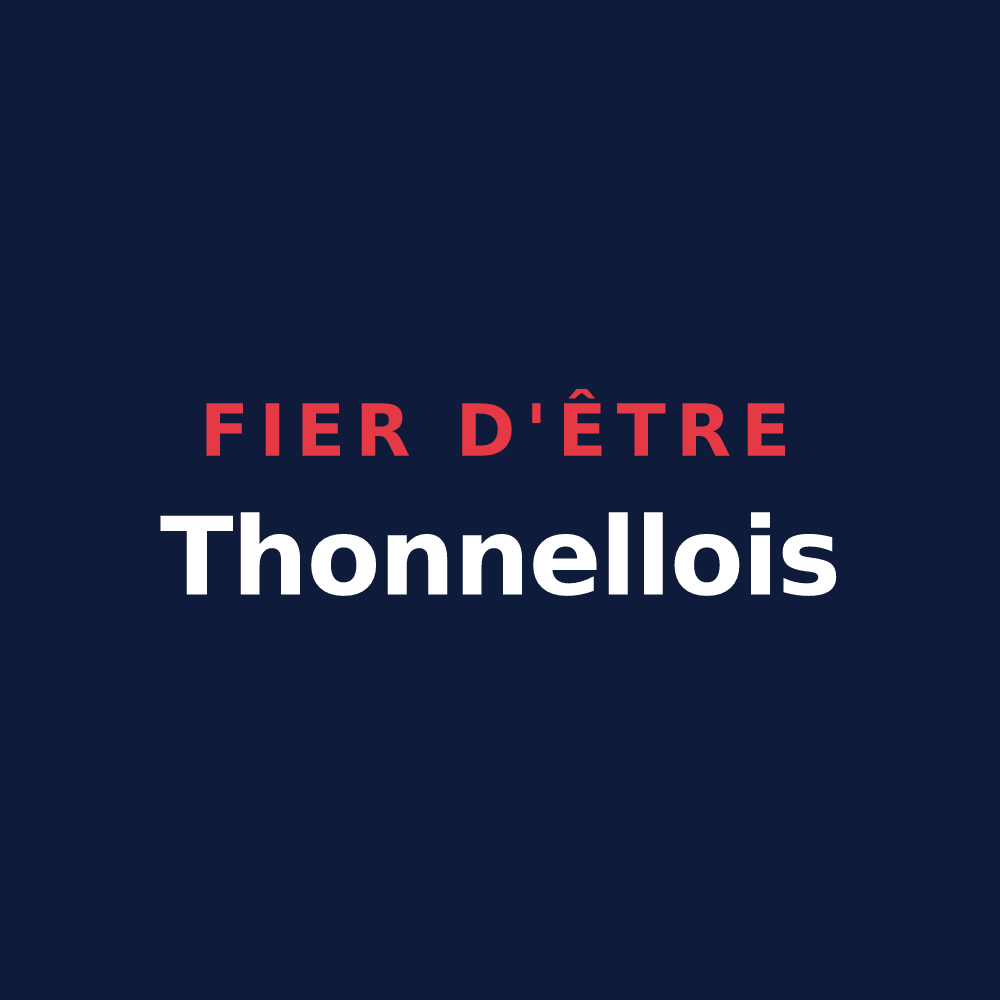 T-shirt « Fier d'être Thonnellois » — design pour Thonnelle