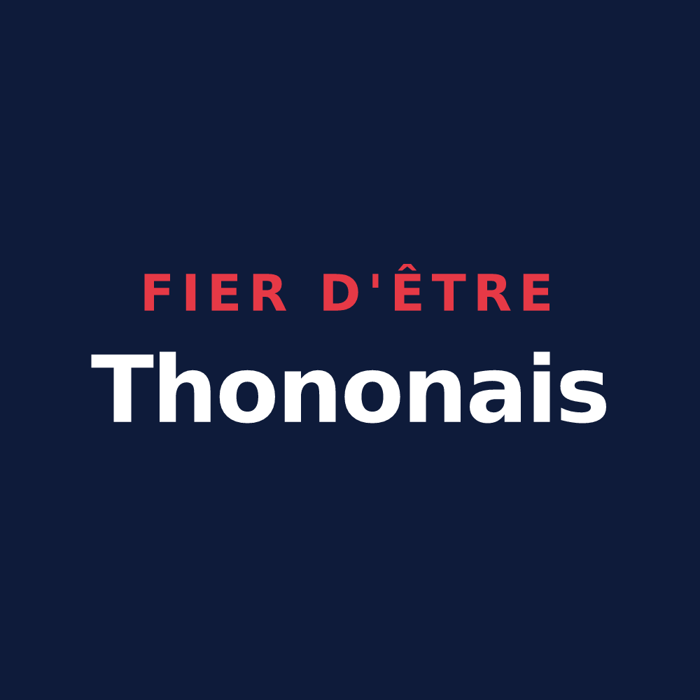 T-shirt « Fier d'être Thononais » — design pour Thonon-les-Bains