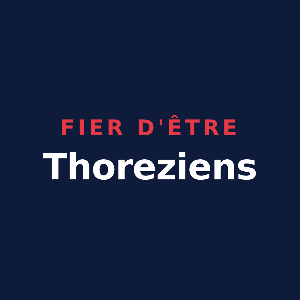 T-shirt « Fier d'être Thoreziens » — design pour Thoré-la-Rochette