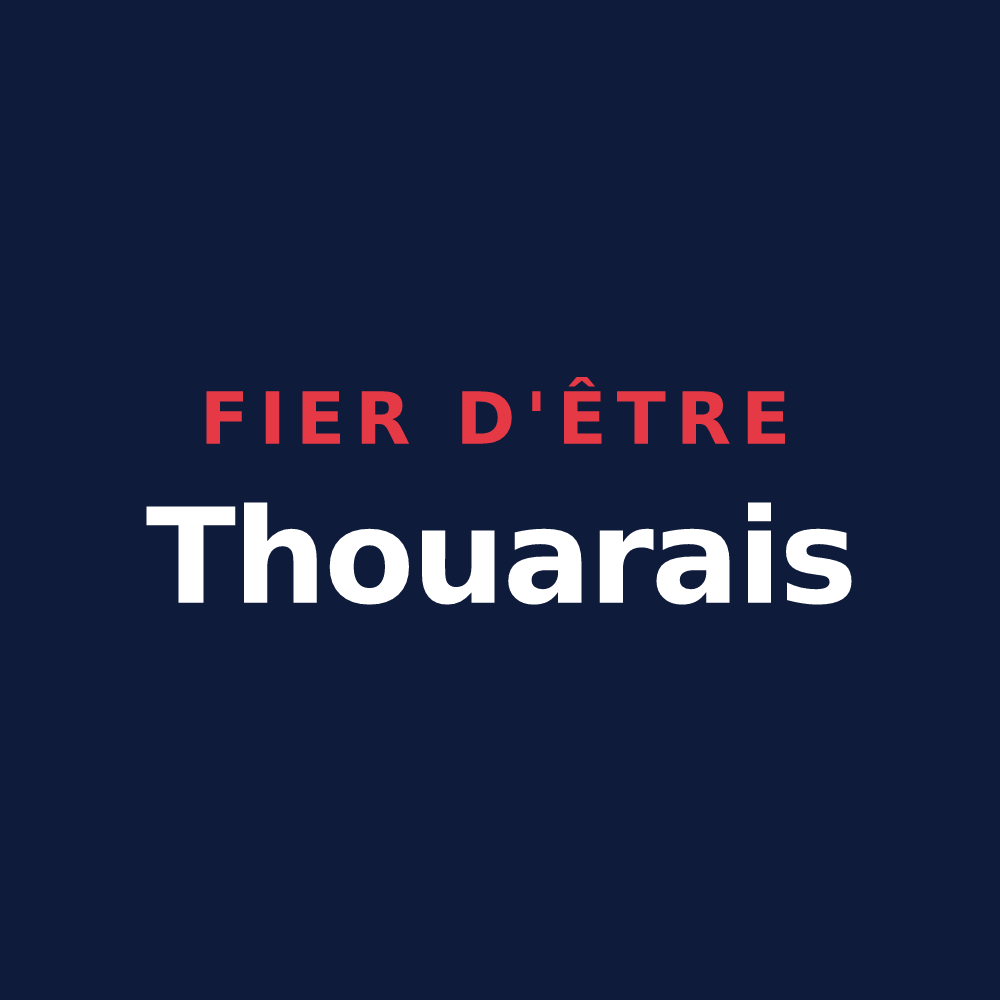 T-shirt « Fier d'être Thouarais » — design pour Thouars-sur-Arize