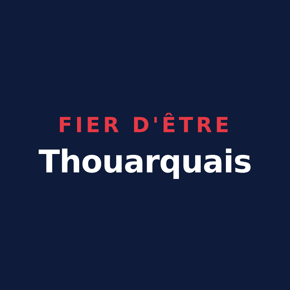 T-shirt « Fier d'être Thouarquais » — design pour Thouars-sur-Garonne