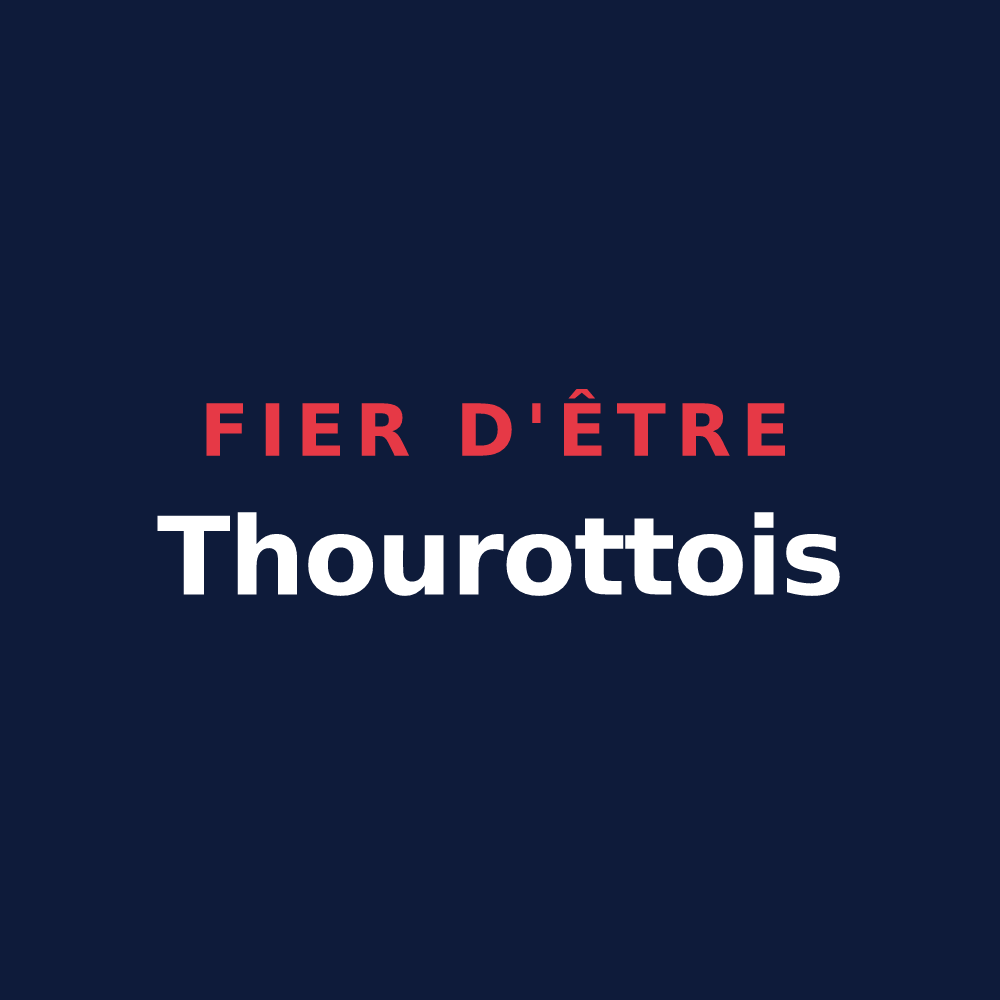 T-shirt « Fier d'être Thourottois » — design pour Thourotte
