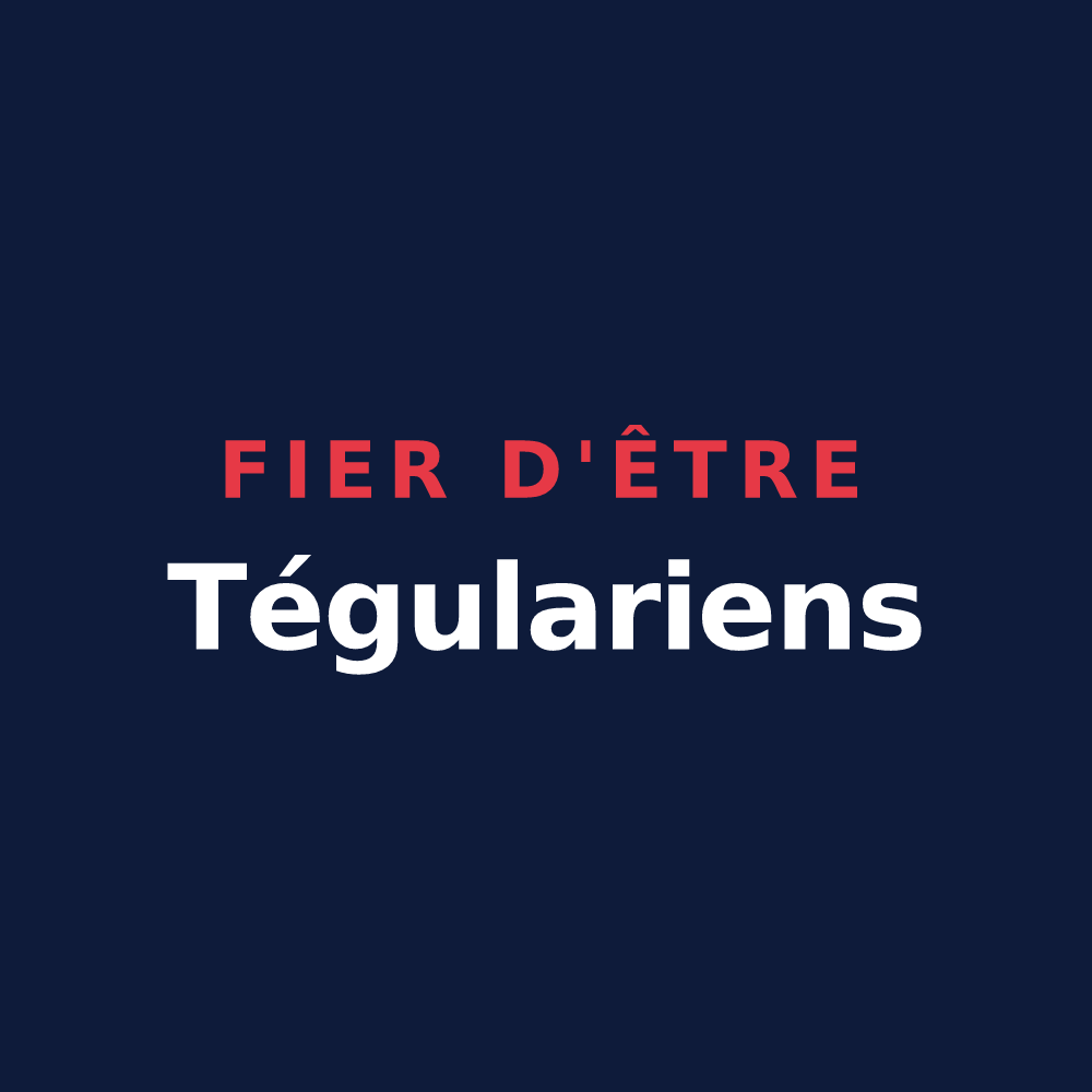 T-shirt « Fier d'être Tégulariens » — design pour Thuillières
