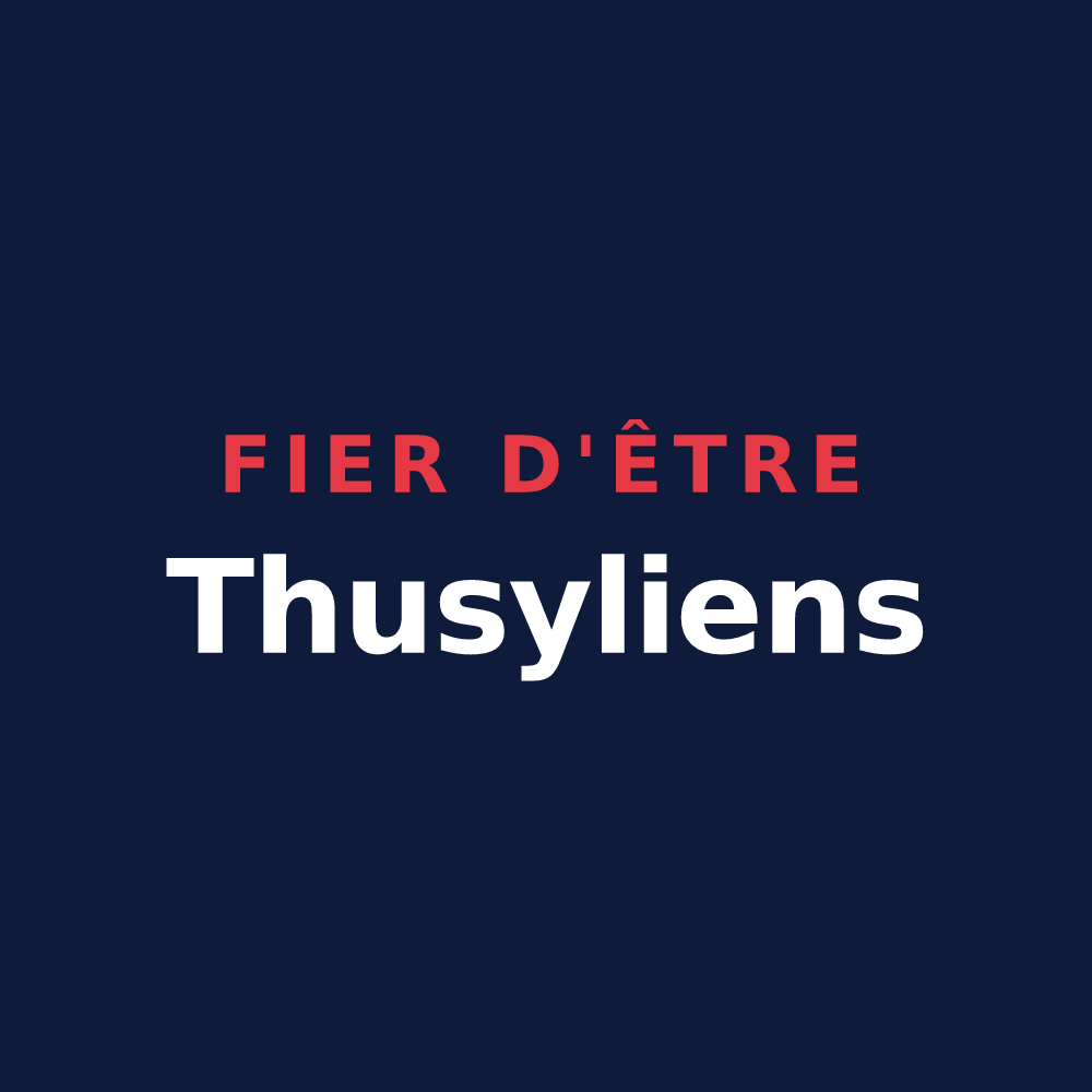 T-shirt « Fier d'être Thusyliens » — design pour Thusy