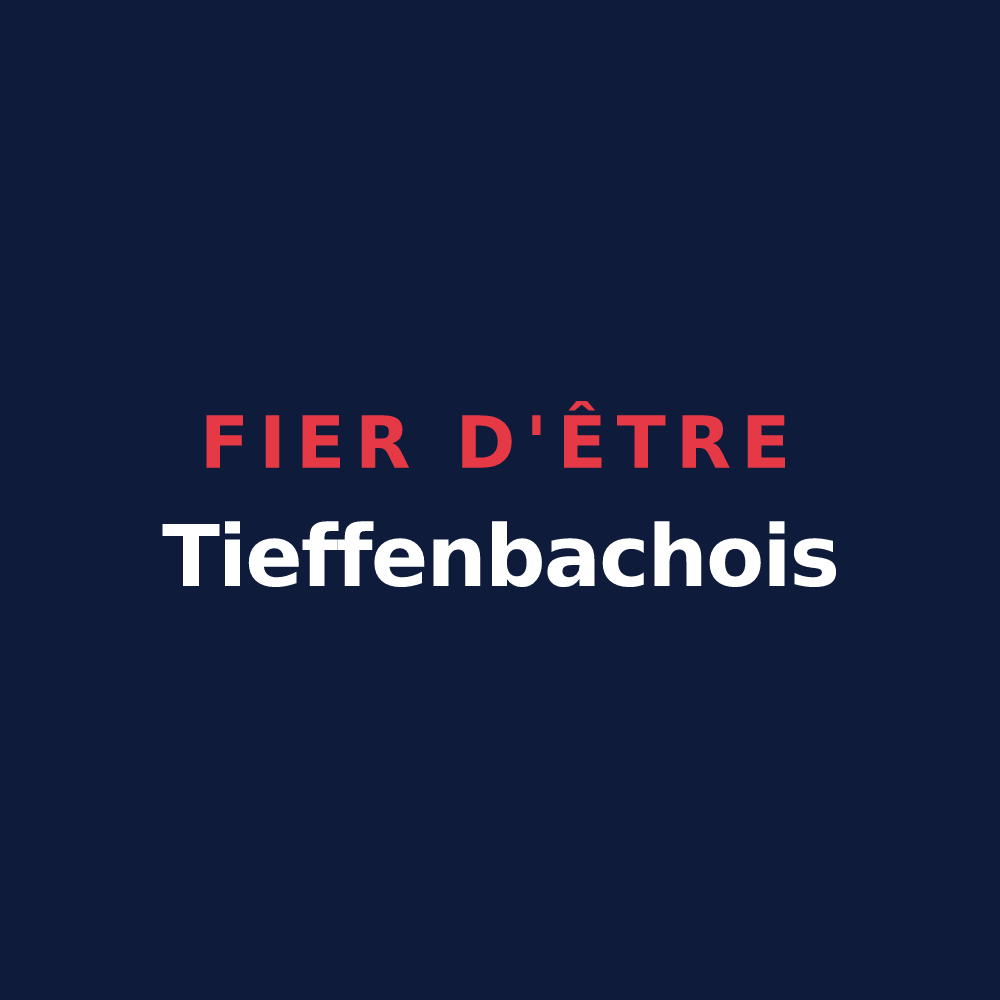 T-shirt « Fier d'être Tieffenbachois » — design pour Tieffenbach