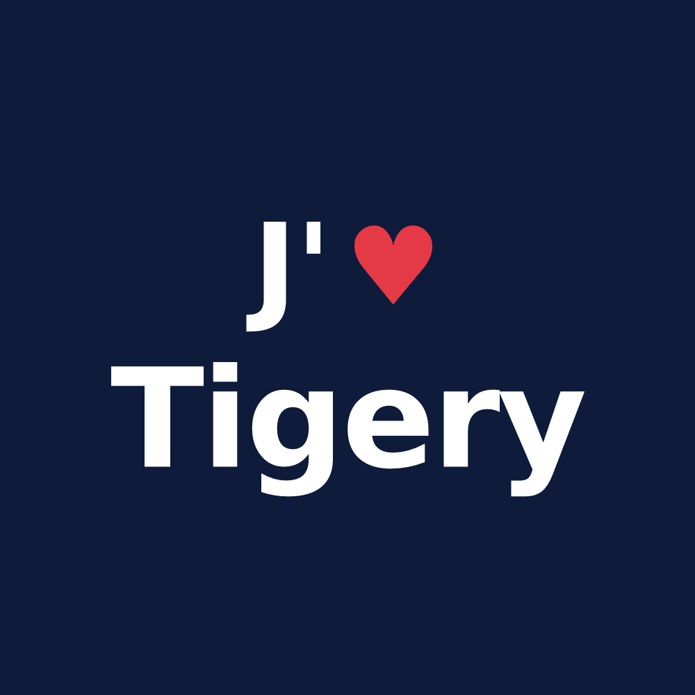 T-shirt personnalisé Tigery — design J'aime Tigery