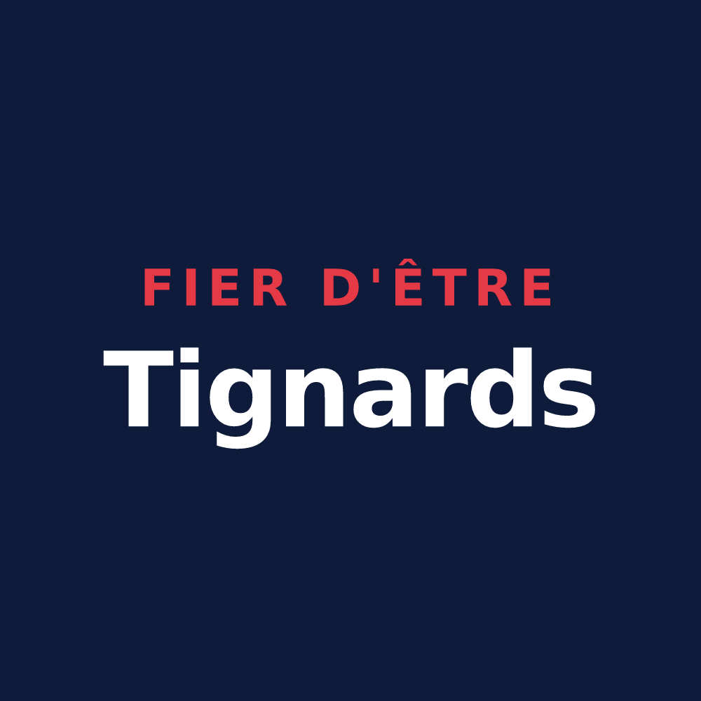 T-shirt « Fier d'être Tignards » — design pour Tignes