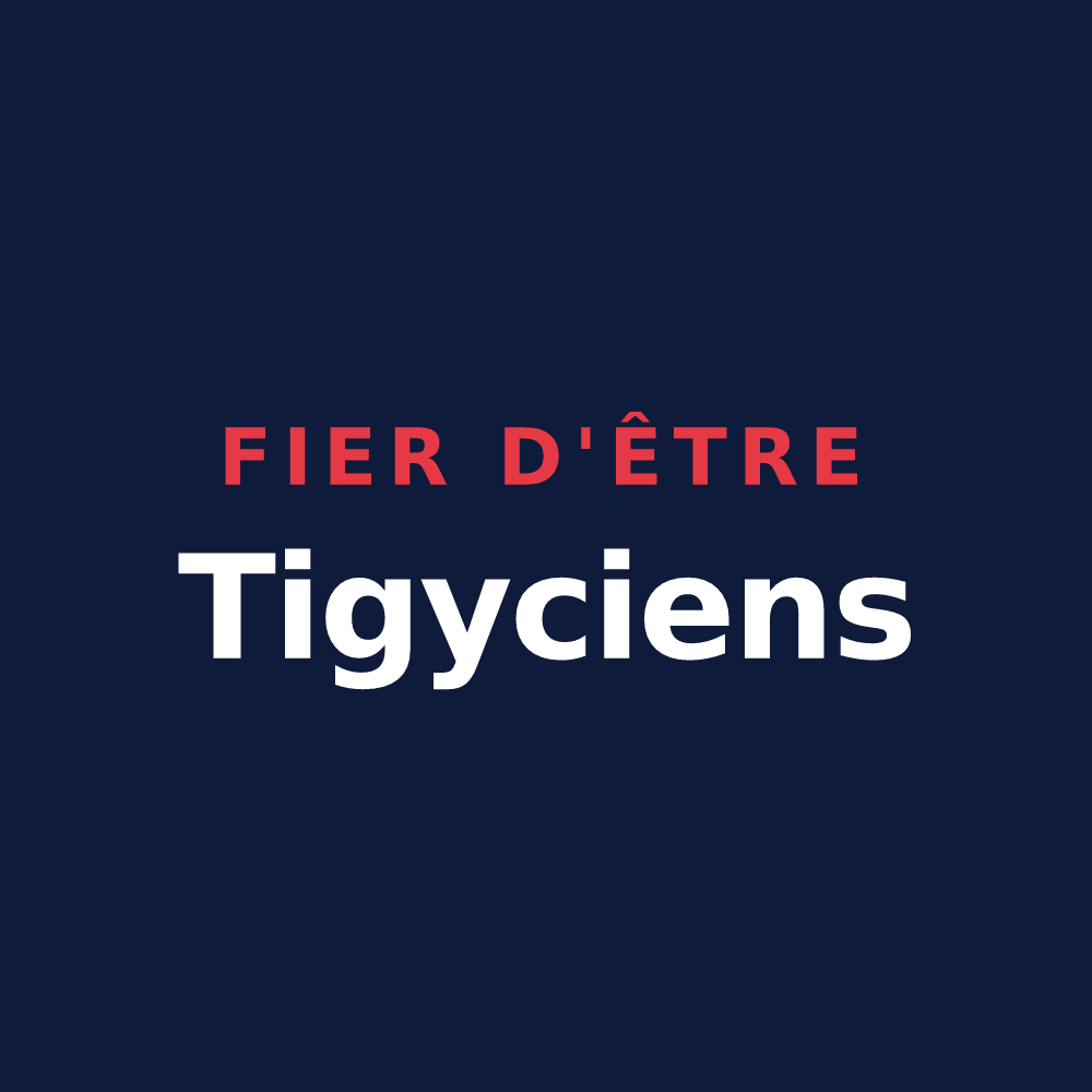 T-shirt « Fier d'être Tigyciens » — design pour Tigy