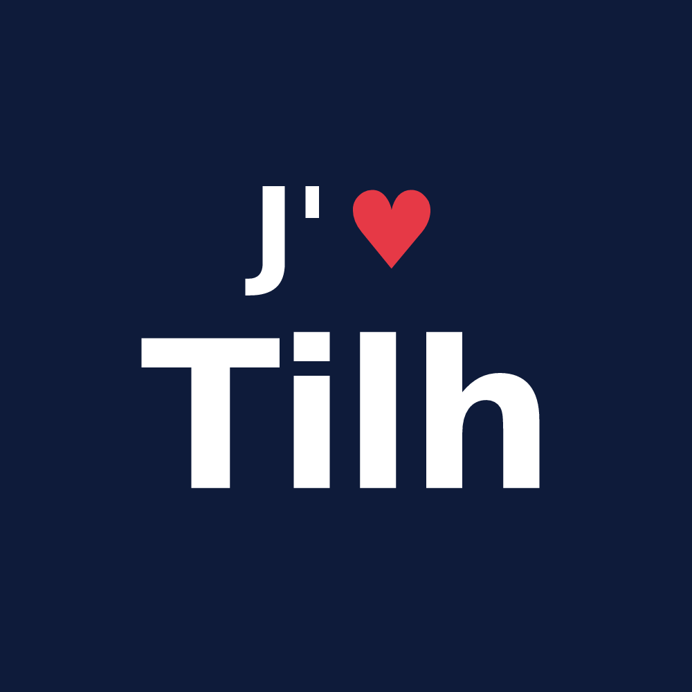 T-shirt personnalisé Tilh — design J'aime Tilh