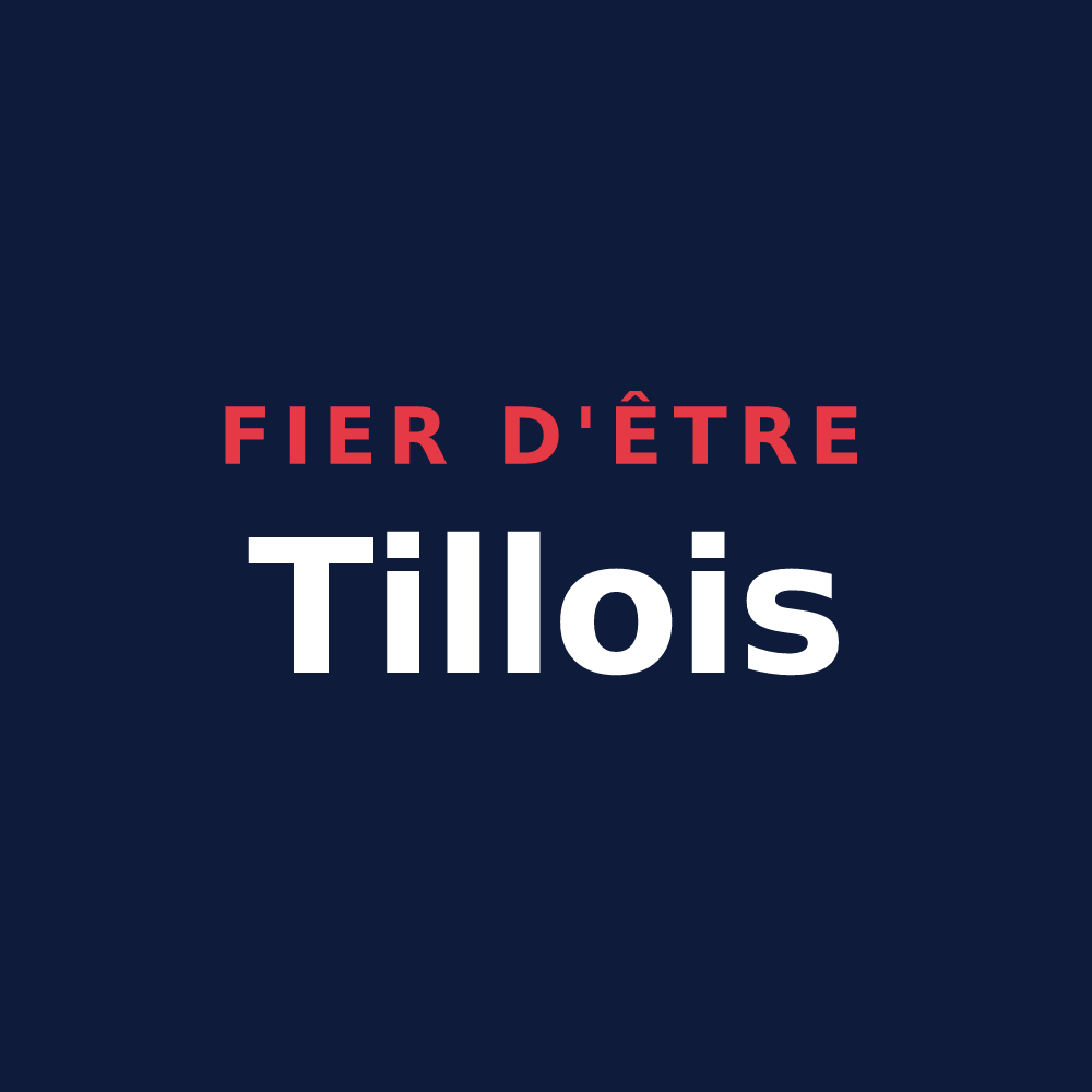 T-shirt « Fier d'être Tillois » — design pour Tillé