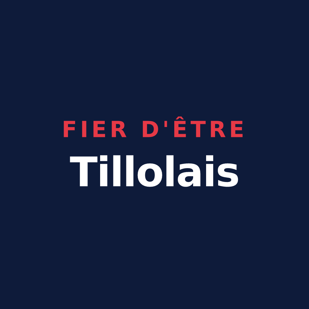 T-shirt « Fier d'être Tillolais » — design pour Tilleul-Dame-Agnès