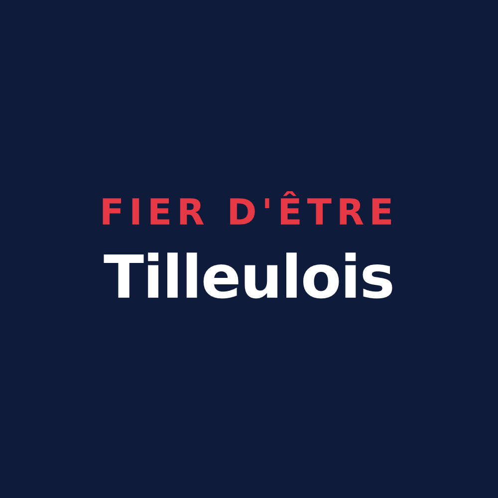 T-shirt « Fier d'être Tilleulois » — design pour Tilly