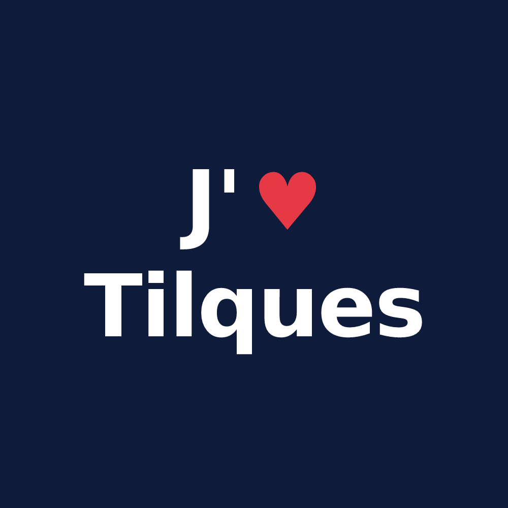 T-shirt personnalisé Tilques — design « J'aime Tilques » imprimé sur le t-shirt