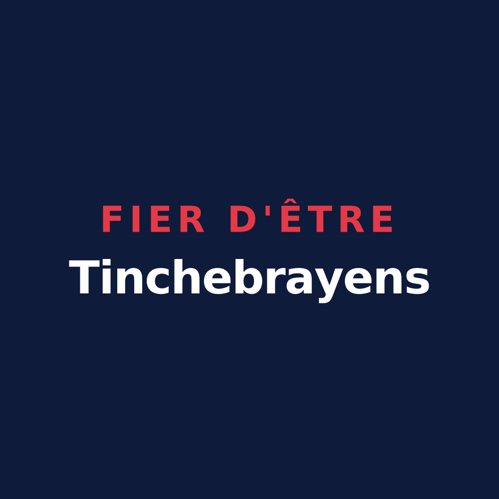 T-shirt « Fier d'être Tinchebrayens » — design pour Tinchebray-Bocage