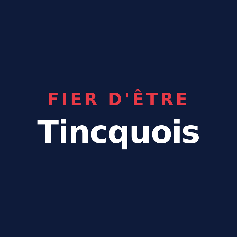 T-shirt « Fier d'être Tincquois » — design pour Tincques