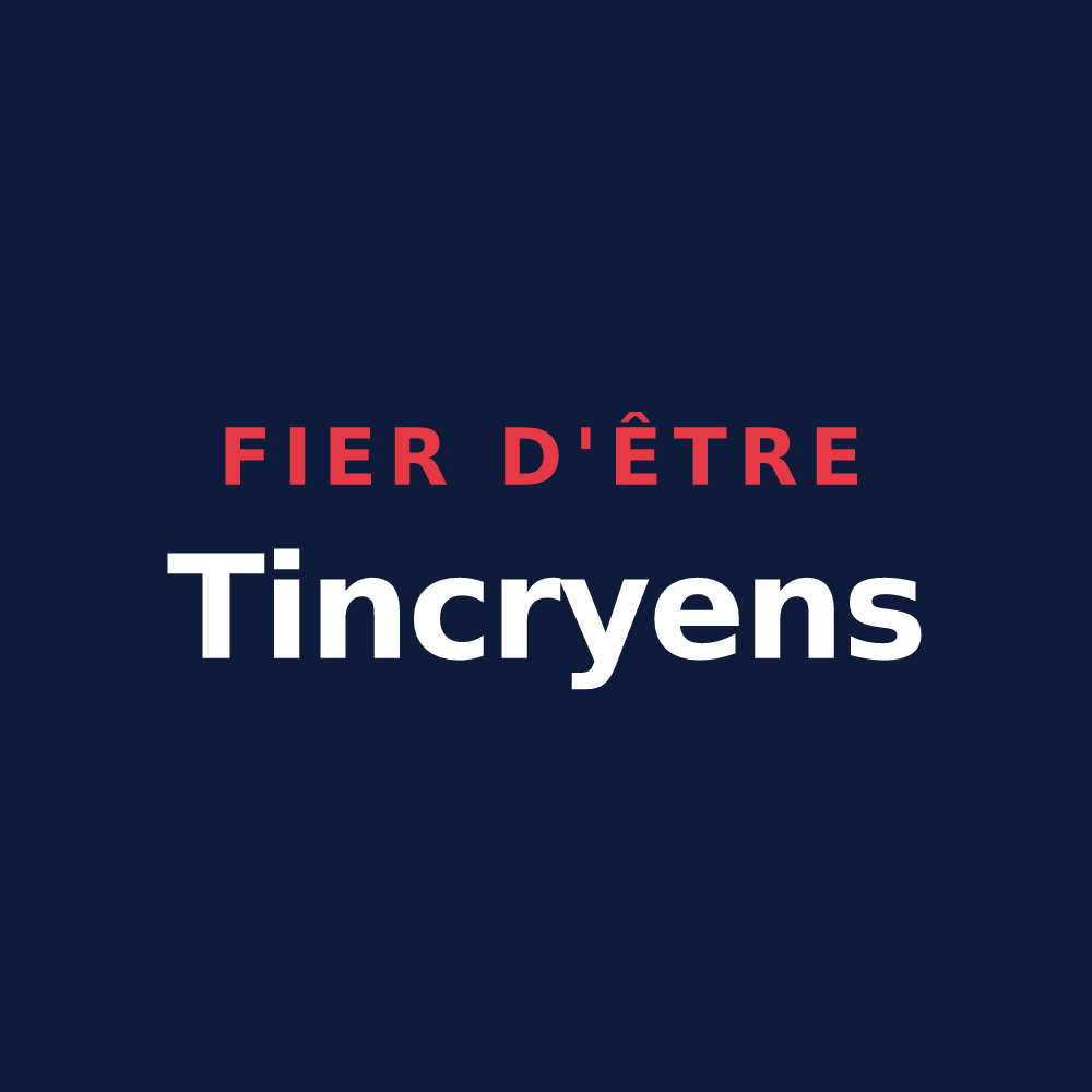 T-shirt « Fier d'être Tincryens » — design pour Tincry