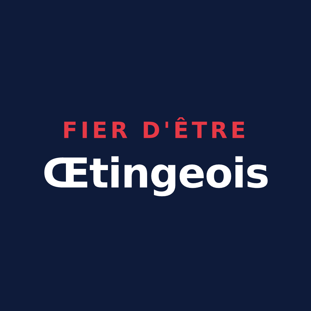 T-shirt « Fier d'être Œtingeois » — design pour Œting