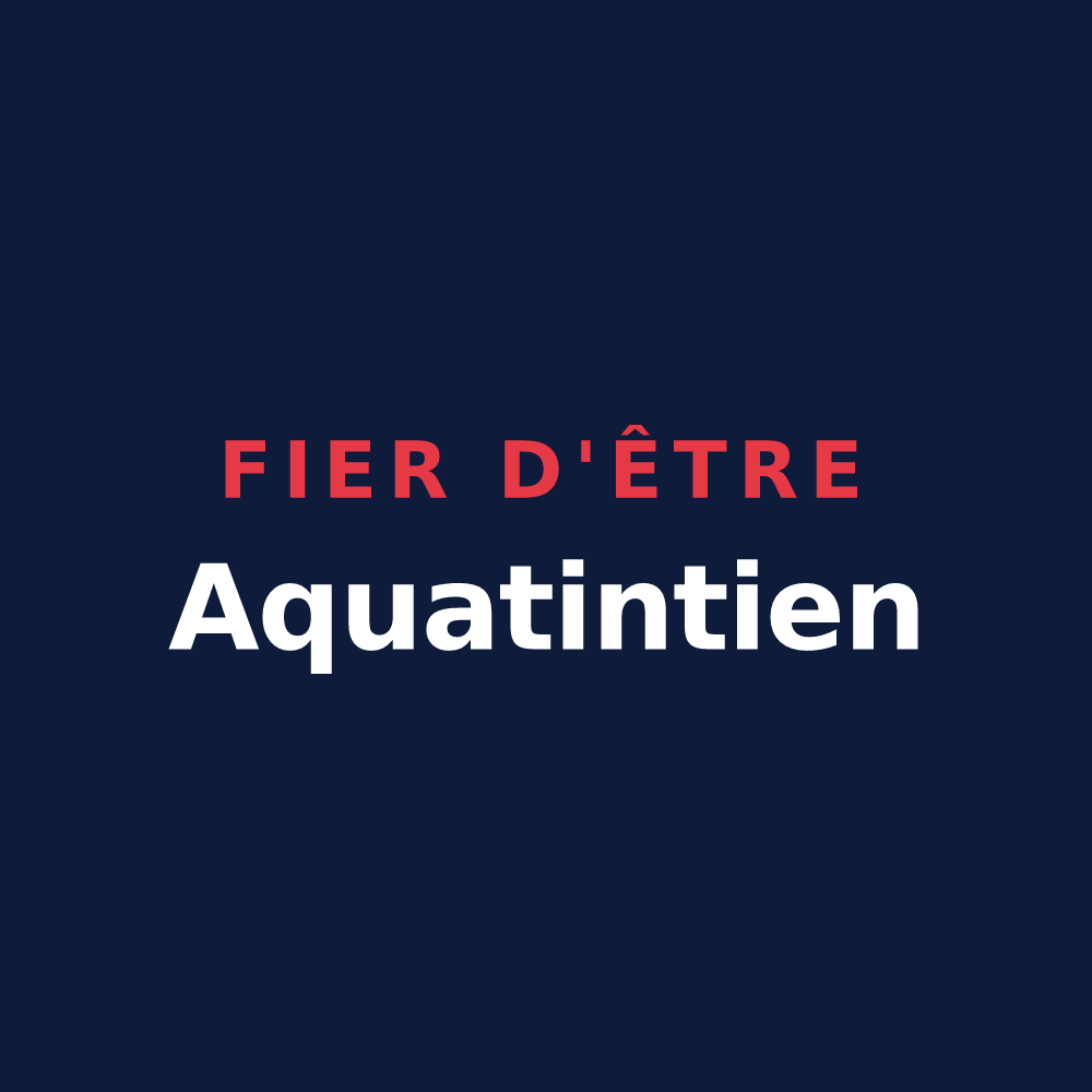 T-shirt « Fier d'être Aquatintien » — design pour Tinqueux