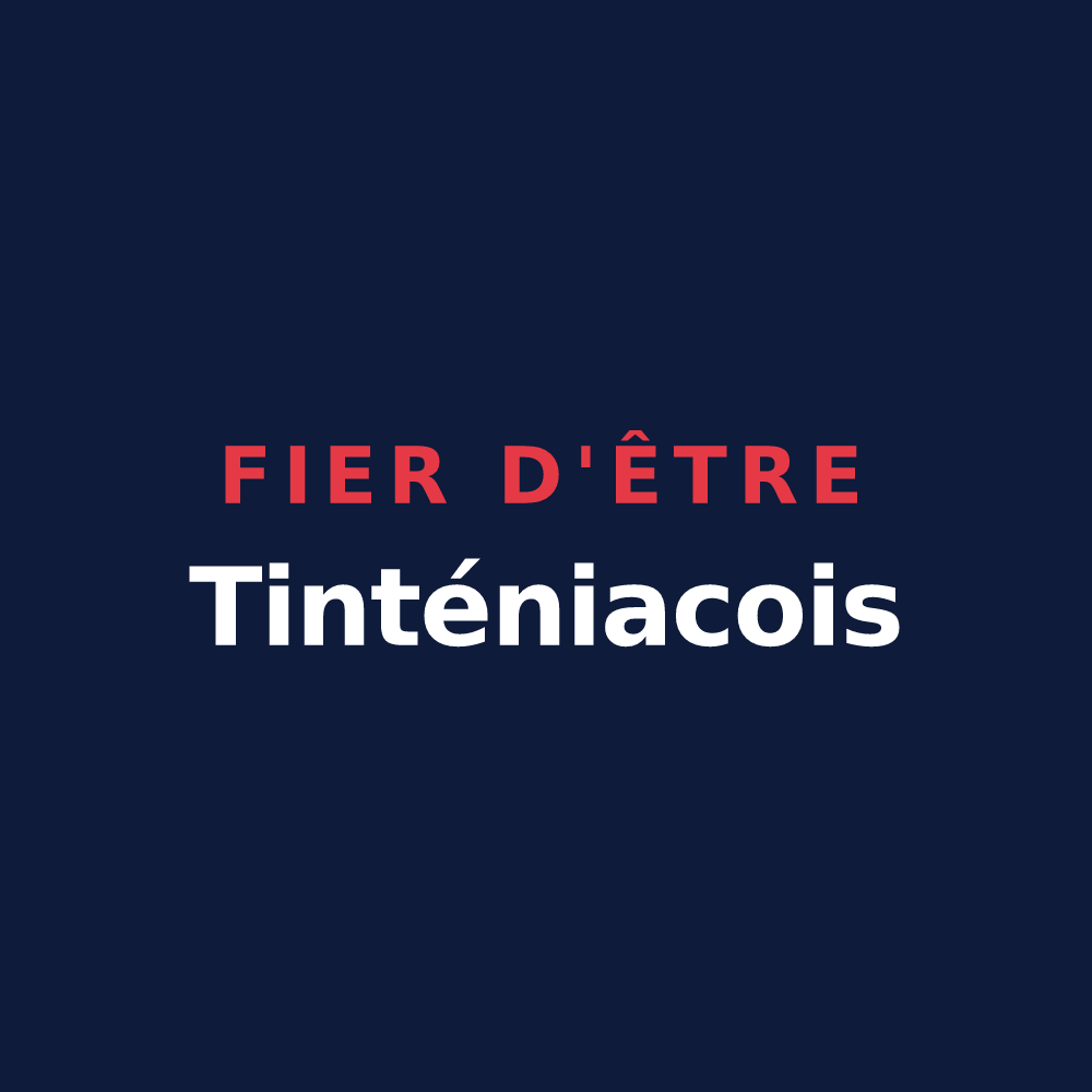 T-shirt « Fier d'être Tinténiacois » — design pour Tinténiac