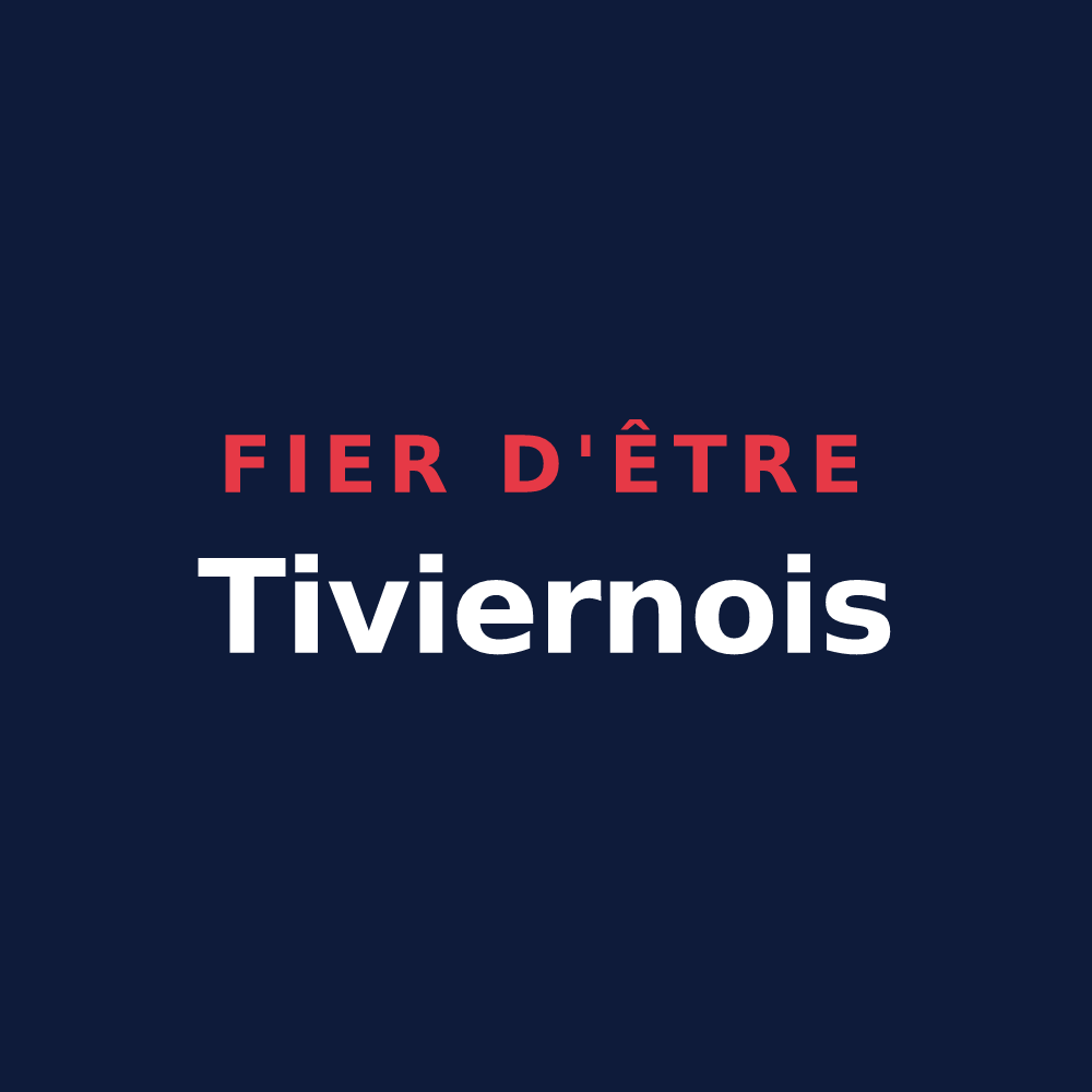 T-shirt « Fier d'être Tiviernois » — design pour Tiviers