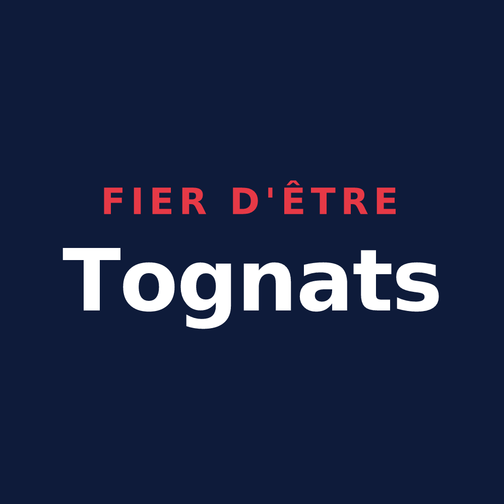 T-shirt « Fier d'être Tognats » — design pour Togny-aux-Bœufs