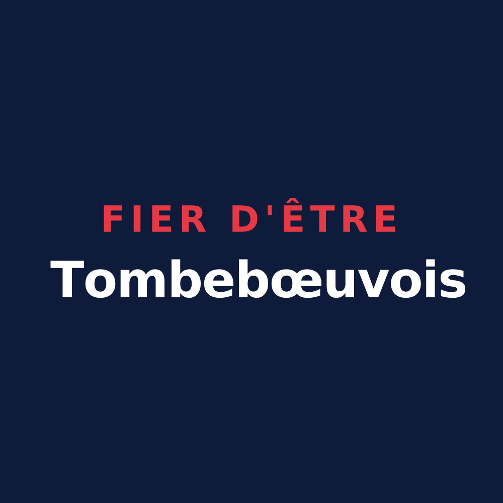 T-shirt « Fier d'être Tombebœuvois » — design pour Tombebœuf
